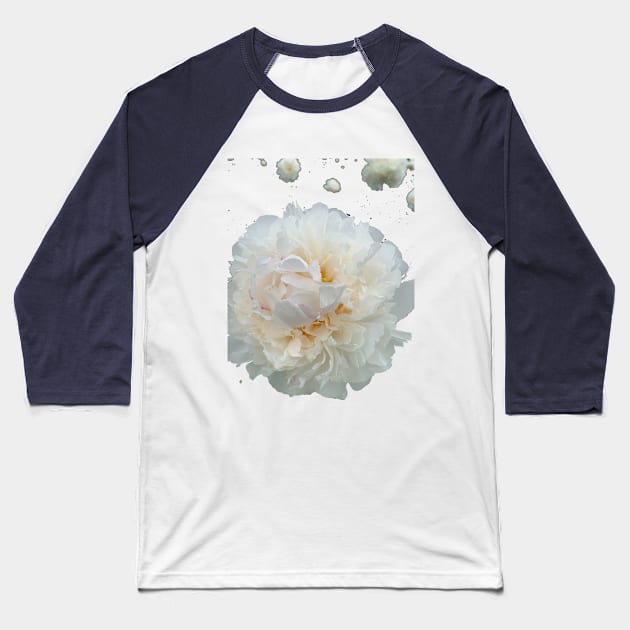 White flower blooms Baseball T-Shirt by Loving's Designs